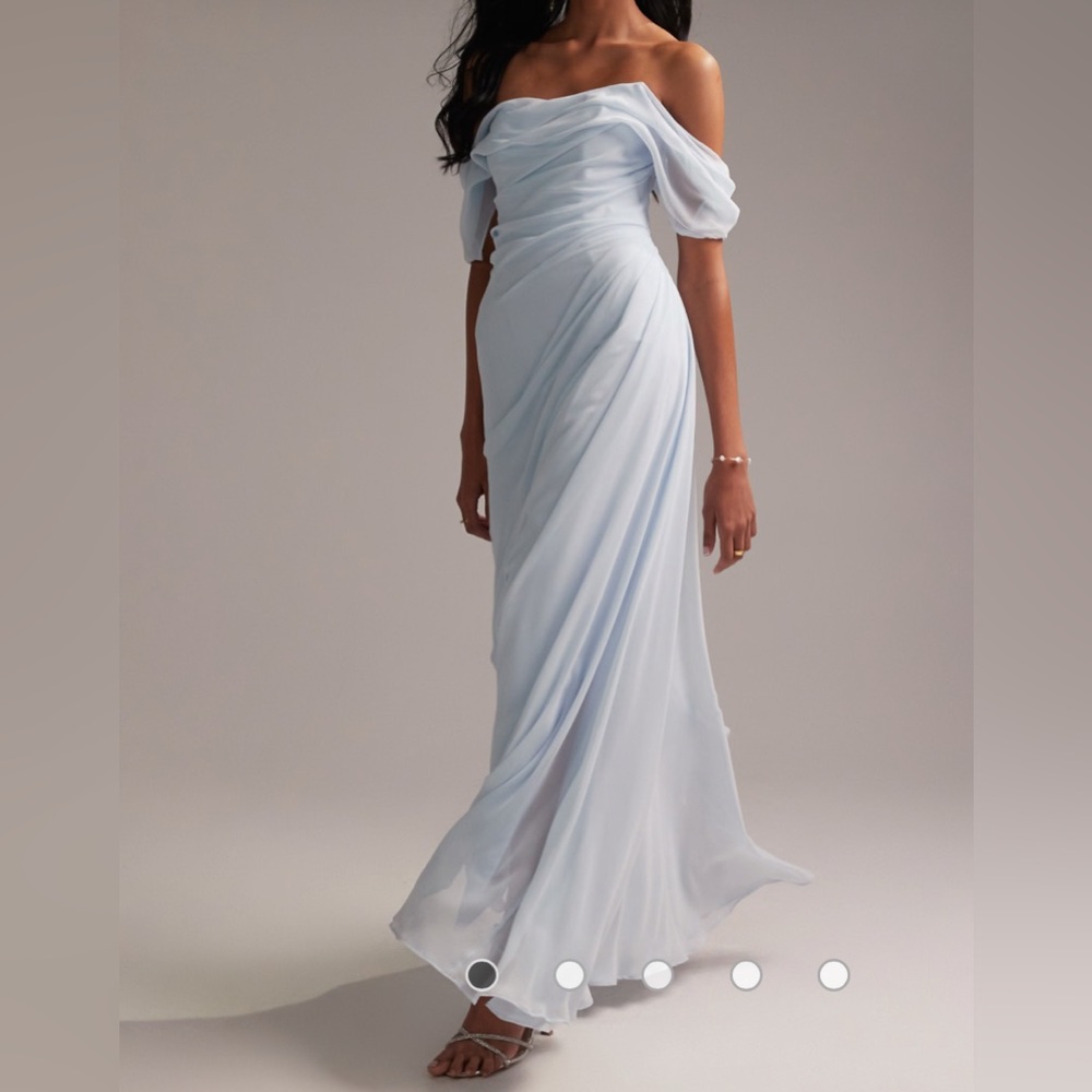 ISO , in search of ASOS DESIGN draped bardot midaxi dress